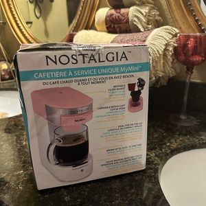Nostalgia MyMini One-step Coffee Maker (Pink)
